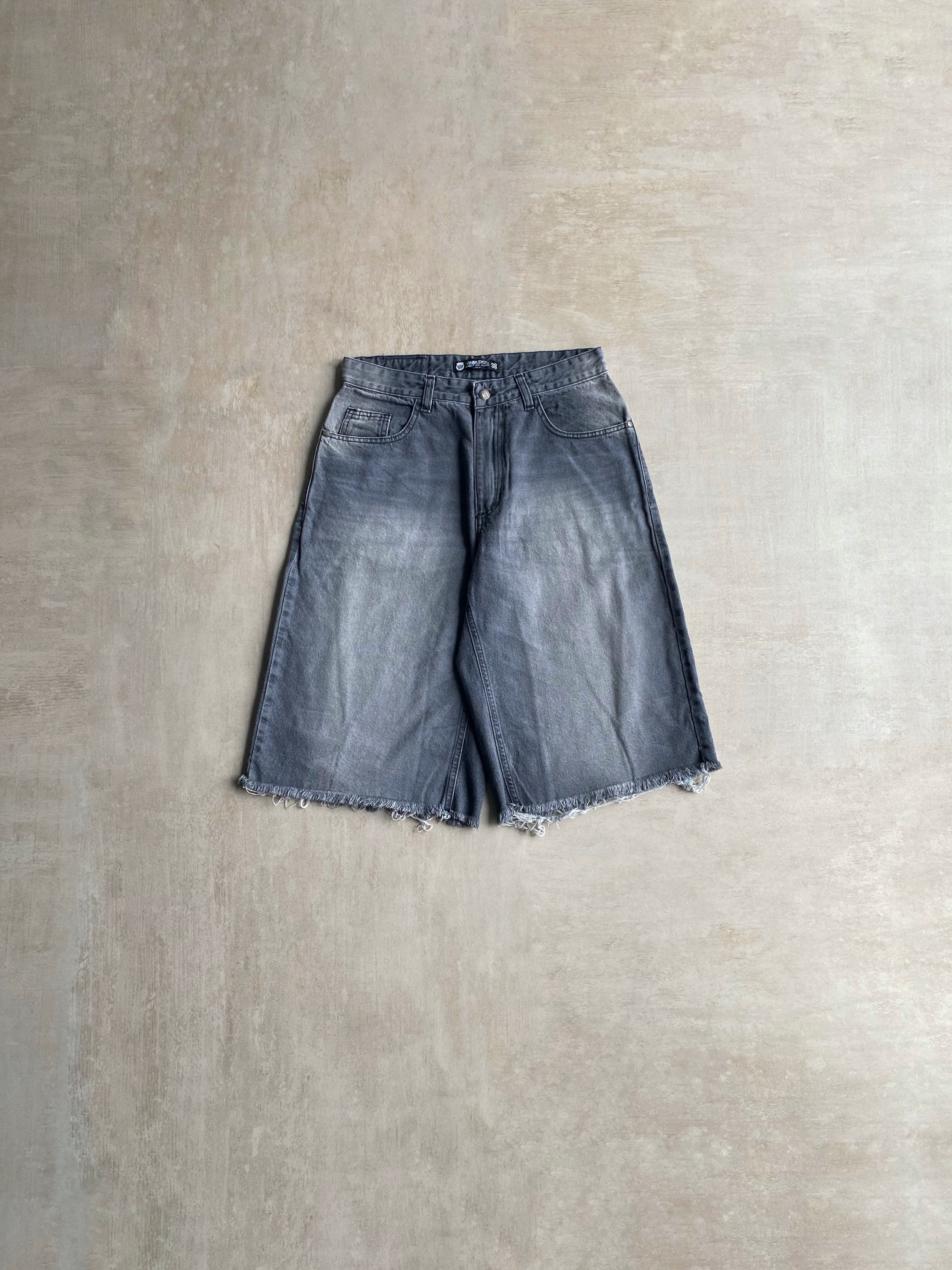 bermuda baggy grey washed